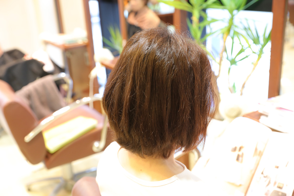 年齢的にだんだん細くなってきた髪の縮毛矯正 Hair Salon D's